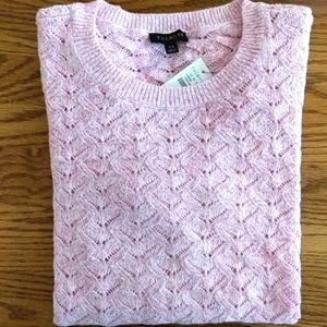 NWT Talbot's Textured Linen Blend Sweater Size XS